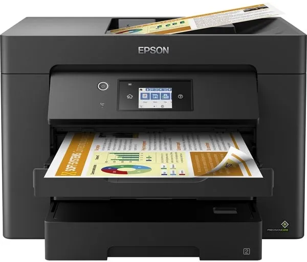 Epson WorkForce WF-7830DTWF A3 All in One Blækprinter Multifunktion med Fax - Farve - Blæk