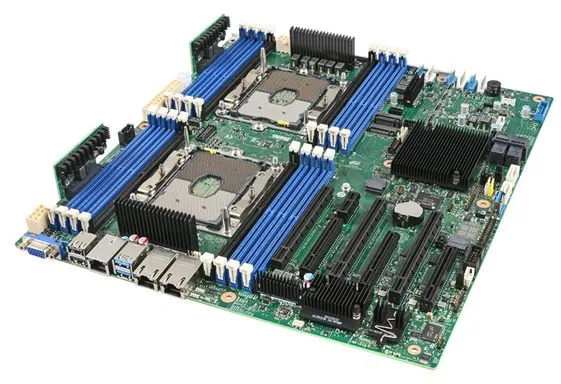 Intel Server Board S2600STQR - motherboa Bundkort - Intel C628 - Intel Socket P socket - DDR4 RAM - SSI (Server)